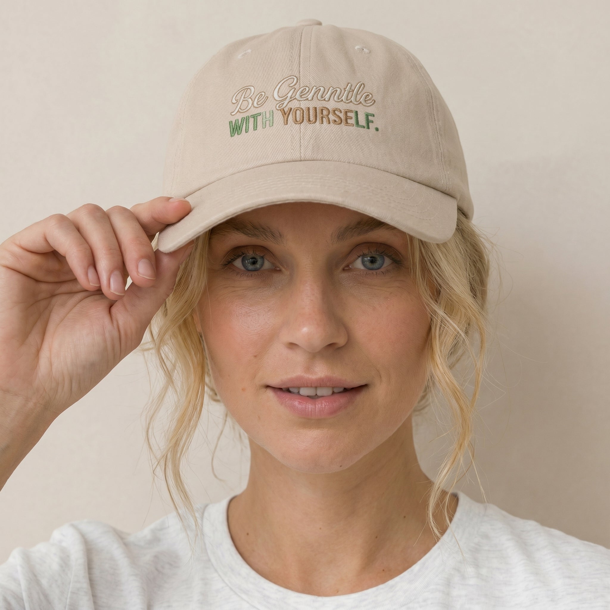 Be Gentle With Yourself Embroidered Cap